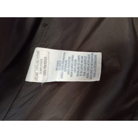 AMERICAN EAGLE Women's Puffer Vest With Removable Hood Red Size Medium - Picture 8 of 10